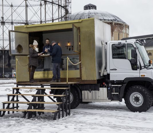 Unimog as a food truck in and around Finland