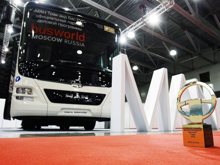 MAN’s Lion Intercity wins Russian Intercity Bus of the Year award
