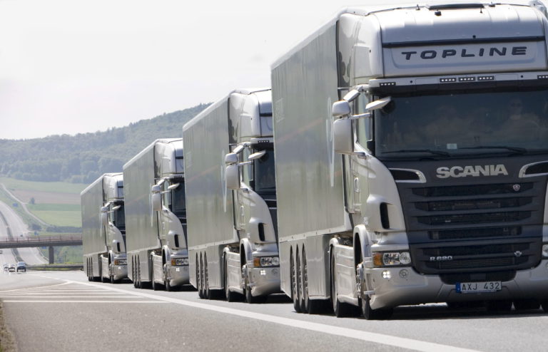 Scania takes platoon lead
