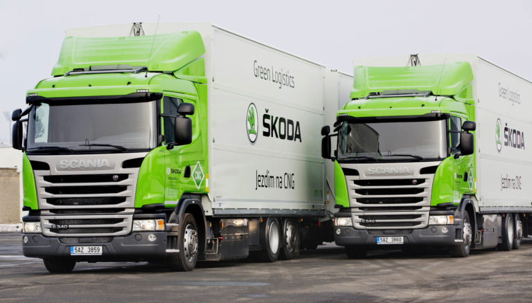 Scania reduces carbon emissions at Skoda