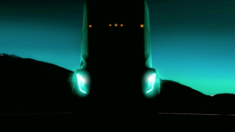 Tesla teases on heavy duty truck