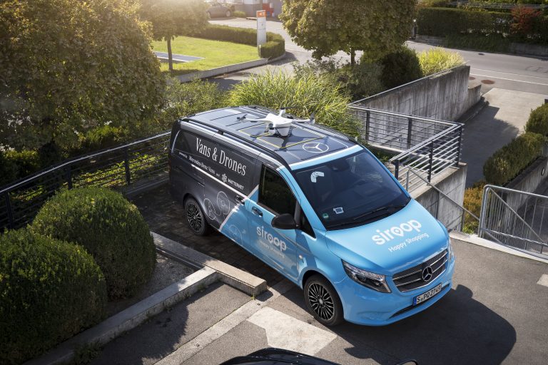 Mercedes-Benz Vans, Matternet and siroop start pilot project for on-demand delivery of e-commerce goods