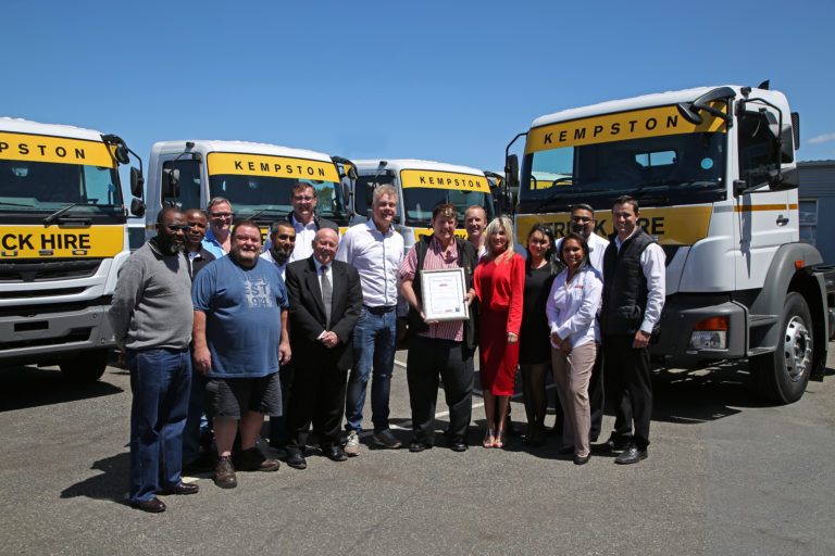 Kempston Truck Hire and FUSO Trucks celebrate a milestone in 2017