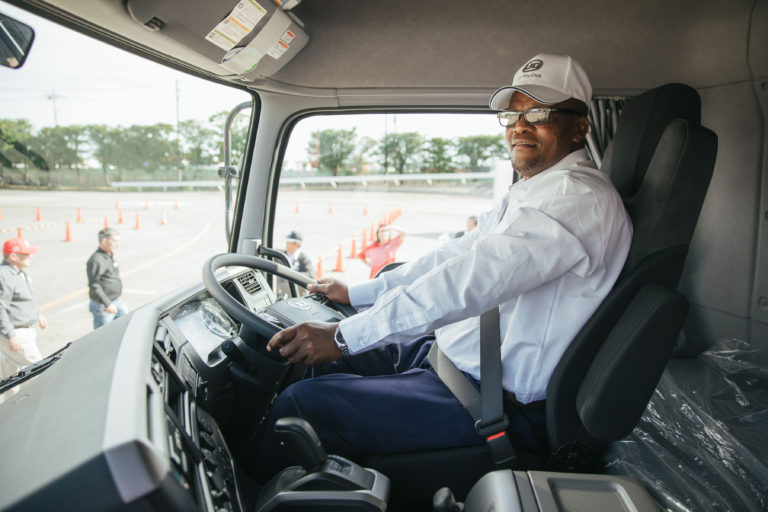 Local UD truck drivers perform well in Japan