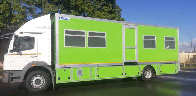 Serco trucks being used by film stars!