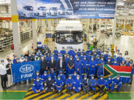 7,000th FAW truck assembled at Coega