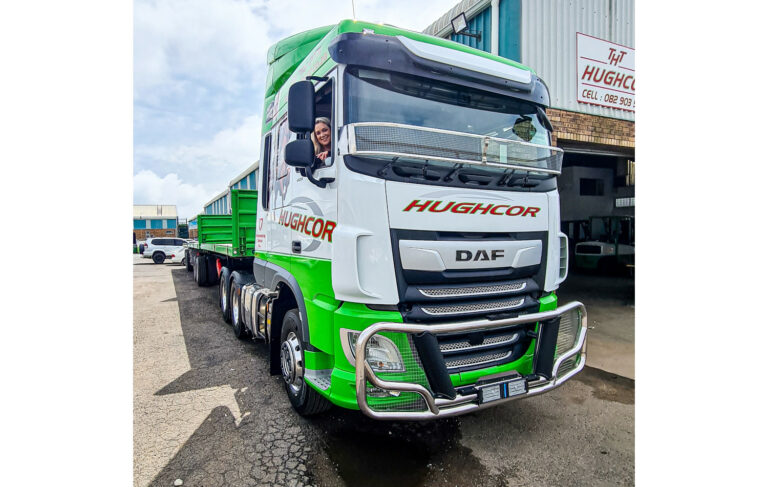 Hughcor takes delivery of new DAF truck