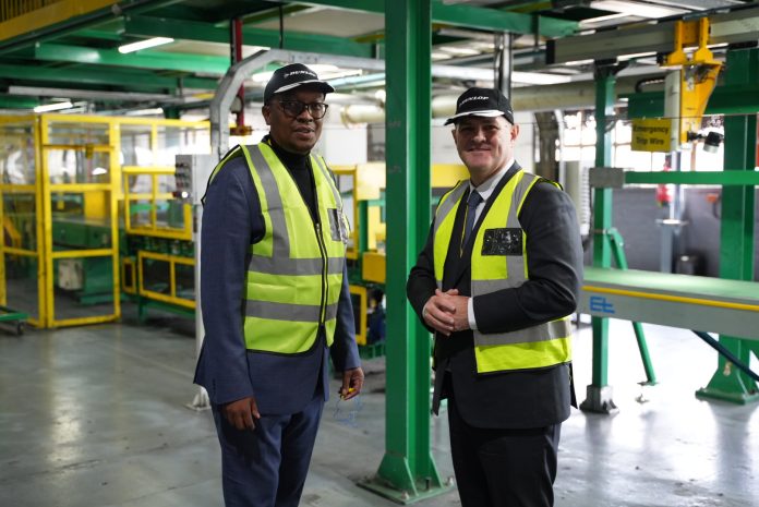 DTIC tours Dunlop factory